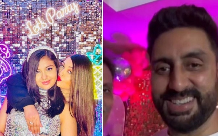 মেয়ের জন্মদিনে এক হলেন অভিষেক-ঐশ্বরিয়া